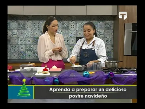 Aprenda a realizar un delicios postre navideño