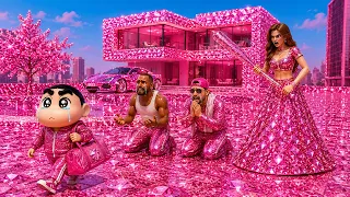 💎🩷Franklin Ka Pink Diamond House In Indian Bike Driving 3D!
