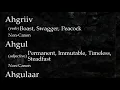 Learning the Dragon language of skyrim