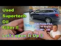 Walmart Supertech ST6607 Oil Filter Cut Open Used Walmart Supertech ST6607 Oil Filter Cut Open