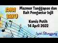Download Lagu Mazmur Tanggapan||EDISI BARU|| Kamis Putih || 14 April 2022 - Lasri Sitanggang