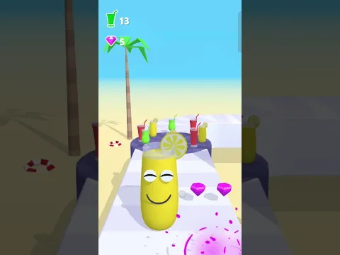 Juice Run Lvl.149 - Growing Bigger With Every Bottle πΉπ₯ #shorts #games #juicerun #gameshorts