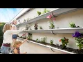 GUTTER GARDEN UPGRADE - Make the most of your wall space