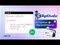 Zoho C Aptitude Tricky printf Return Value Explained EP-1 Code It Tamil