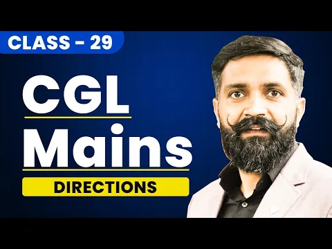 SSC CGL Mains 2024 | SSC CGL Reasoning | Directions | Reasoning Class-29 | Reasoning by Arun Sir