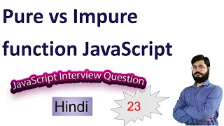 23 pure vs impure function JavaScript Pure function in JavaScript impure function in JS