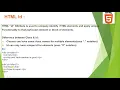 25 HTML id s