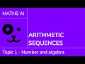 Arithmetic sequences IB Maths AI