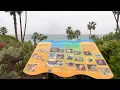 Laguna Beach, CA Rainy Day Walking Tour Heisler Park January 2023