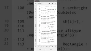 Shape Area Volume Calculator Java