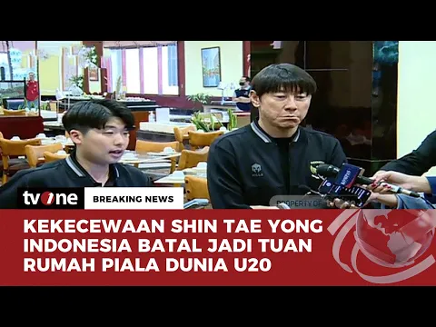 Sakit Hati, Shin Tae Yong Respon Soal Piala Dunia U-20 Batal di Indonesia