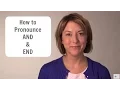 Download Lagu Learn to Pronounce AND \u0026 END - American English Pronunciation Lesson #learnenglish