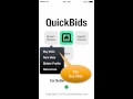 QuickBids Quick Start for Bidders