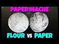 How To Paper Mache - FLOUR VS GLUE How To With Kristin