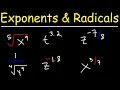How To Convert Between Exponential Form and Radical Form - Algebra