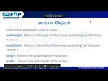 51 - Detect Browser using JavaScript screen object