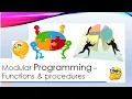 Pseudocode Development - Modular Programming Function and Procedures