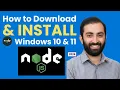 How To Install Node js on Windows 10 11 Latest Node js 2026