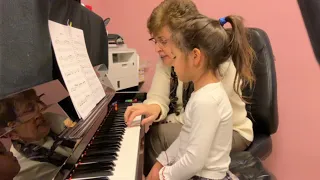 Download Piano Lesson with Clara M. (6). Telemann. Fantasia. Musical Journey 2A.     Irina Gorin MP3