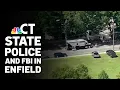 FBI Connecticut State Police seen at Enfield investigation on Moody Road
