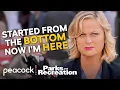 Leslie failing upwards for 50 minutes Parks and Recreation