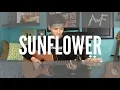 Sunflower - Post Malone Swae Lee BUT it s played only on a guitar