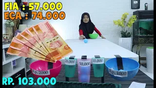 Siapa yang banyak masukkan bola ke cup dapat UANG! 💰🎯