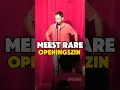 MEEST RARE OPENINGSZIN #open #zin #rare #anuarcomedian #standupcomedy