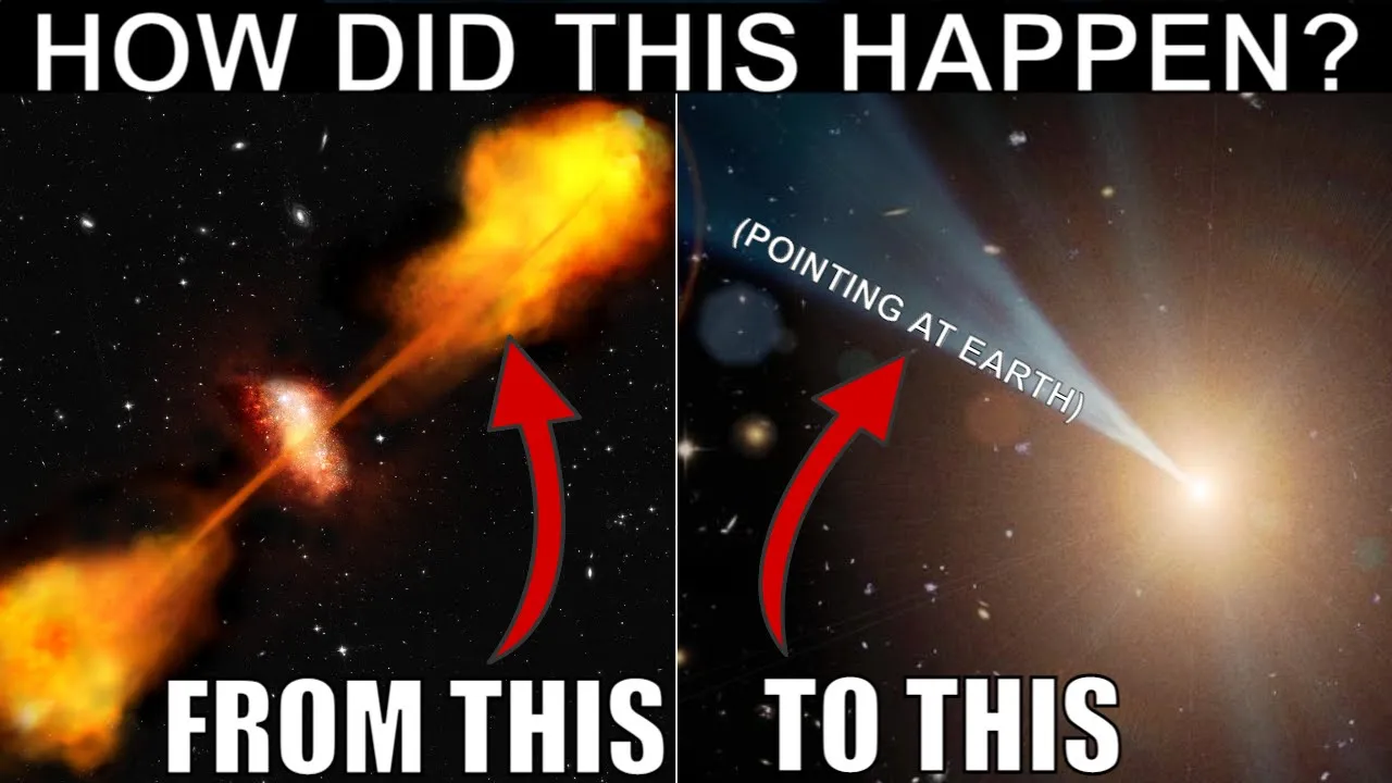 Somehow, Black Hole Jet Flipped 90 Degrees, Now Points at Earth