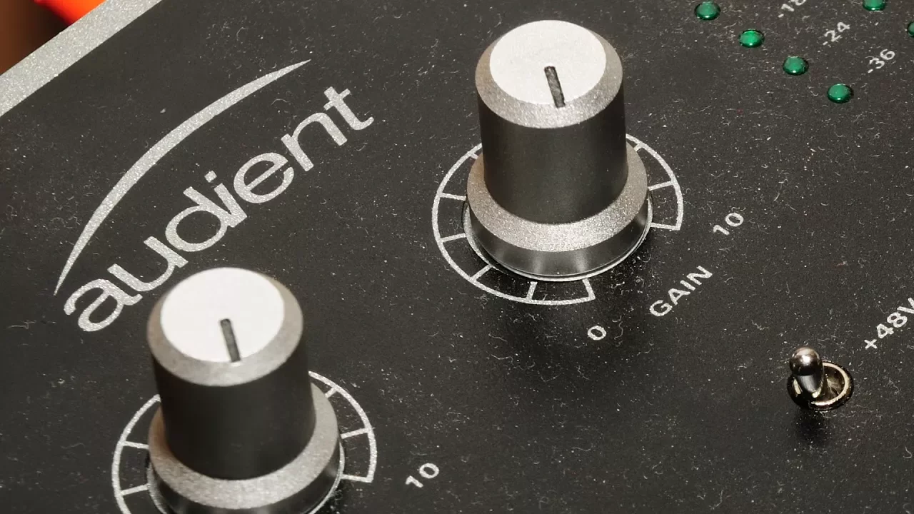 Outline Video Problems with Audient iD14 Audio Interface