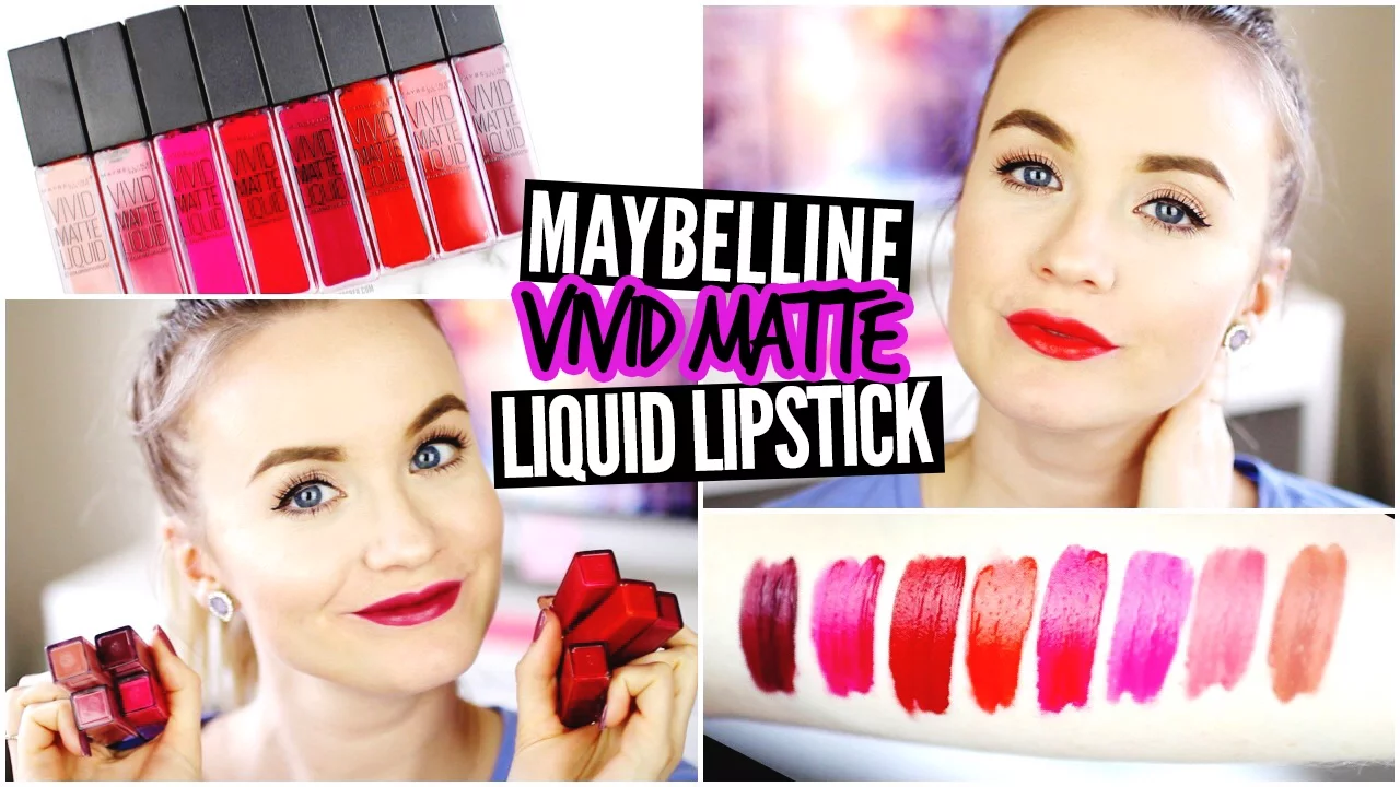 I know these liquid lip colors from Maybelline are old news (heck even this video is a couple weeks . 