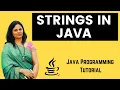 Strings in Java 2021 String Handling in Java With Animation