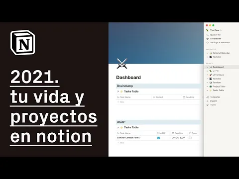 Download MP3 Notion (tour y dashboard) - Cómo me organizo los proyectos