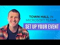 How to Set Up Your Town Hall in Microsoft Teams