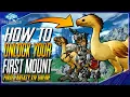 FFXIV - How to unlock you first mount in Final Fantasy XIV Online FFXIV MOUNT