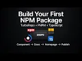 React Component NPM Package React TypeScript TurboRepo