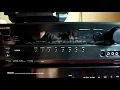Onkyo TX-SR507 AV receiver reset to its factory parametru atstatymas