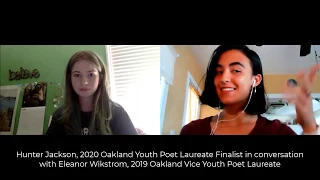 2020 OYPL Finalist Hunter Jackson in conversation with 2019 Vice OYPL Eleanor Wikstrom