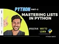 Master Python Lists in Minutes A Comprehensive Guide for Beginners