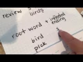 Spelling with inflected endings
