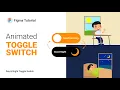 Figma Tutorial Create an interactive toggle switch Button I Smart Animate