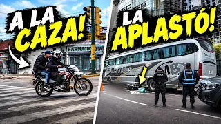 COLECTIVO APLASTÓ UNA MOTO😰/ ERAN MOTOCHORROS? Observaciones Diarias 305