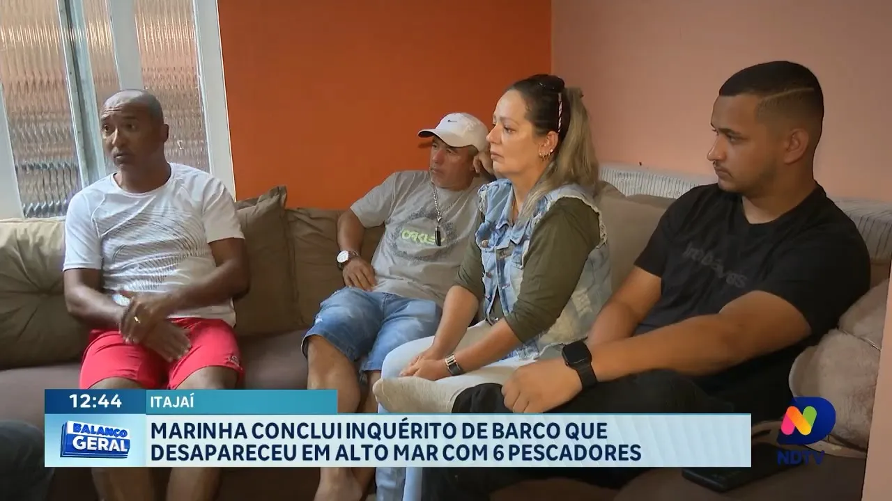 Marinha do Brasil conclui inquérito de barco que desapareceu em alto mar com 6 pescadores