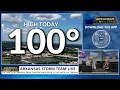 Eight days of 100 degrees in Little Rock Arkansas Storm Team LIVE