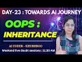 Day 23 Python OOPS Inheritance Tutorial Method Overriding Explained Easily Complete AI Journey