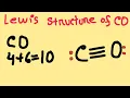 Lewis Structure of CO Carbon Monoxide Carbon monoxide Lewis Dot structure CO Lewis Structure