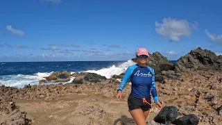 Aruba. Swimming, fishes, a beautiful road trip and a sunny day. Happyness is simple