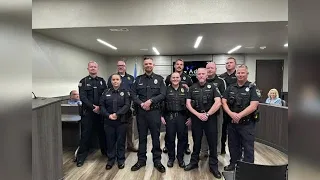 Ada officers honored for service