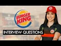 Burger King Interview Questions Winning Answers GET HIRED TODAY