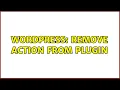 Wordpress Remove action from plugin